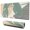 Green Boho Geometric, variant on Long Mouse Pads for Desk,Black Geometric Striped Pattern Desk Mats on Top Of Desks, Desk Mouse Pad Extra Large with 3mm Non-Slip Base and Stitched Edge for Gaming,Office,Work,Home 31.5"x15.7"