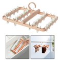 thumbnail image 4 of Tendedero plegable perfecl para ropa 24 Clips Rosa, 4 of 8