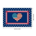 American Flag Doormat 4th Of July Independence Day Non Slip Bath Rugs