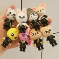 thumbnail image 2 of Kpop Idol Stray Kids 3D Keychain Silicone Key Ring Key Chain Car Ornaments, 2 of 6