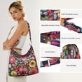 thumbnail image 4 of Sac Fourre-Tout Imprimé Floral et Abeille Boho / Sac de Voyage Polyvalent / Organisation Multi-Poches, 4 of 4