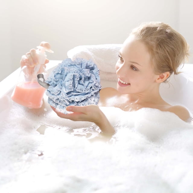 Limpieza, Limpieza del hogar, Artículos de limpieza, Artículos de limpieza para el hogar, Productos de limpieza, Esponja de lufa para baño, esponja de ducha, esponja de malla exfoliante, bola de baño