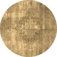 thumbnail image 1 of Ahgly Company Indoor Round Persian Brown Traditional Area Rugs, 6' Round, 1 of 4