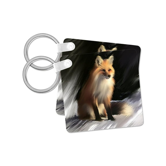 3dRose, Fox, set of 2 Key Chains