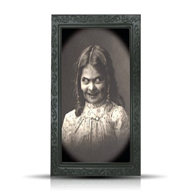 Inteprter Marco de fotos de Halloween Party Horror Scary PVC TPE Photo Home Hotel Haunted House Decoraciones Kits de decoración para fiestas No.08 Inteprter HA007572-08