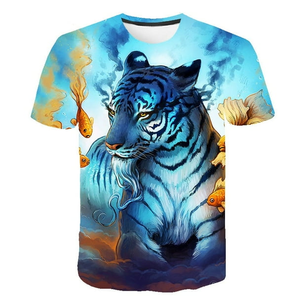 Tienda Tigres Camiseta De Color Crudo Con Tampado De Rayas Y De