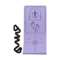 thumbnail image 1 of LOVIVER Jump Rope Mat Unisex Shockproof Non Slip with Carrying Strap Yoga Mat for Indoor Violet, 1 of 8