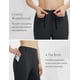 thumbnail image 5 of Pantalones de golf BALEAF para mujer, elásticos y ligeros, UPF 50+, color negro S, 5 of 7