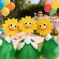 thumbnail image 6 of Porch Goose Outfits, Sunflower Goose Outfit Spring Costume Set, Dress with Straw Hat and Sunglasses for Lawn Patio Yard Outdoor Decor (#01), 6 of 8