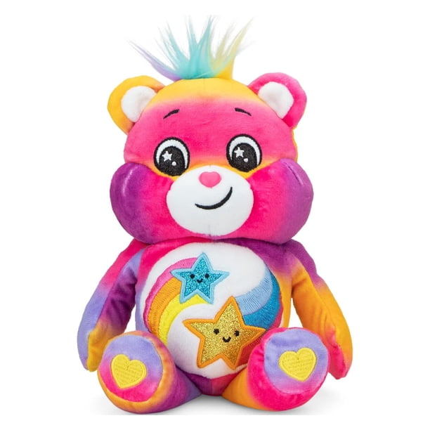 Peluche Care Bears Bears con purpurina de 9 pulgadas, atréve