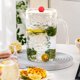 thumbnail image 5 of Jarra de agua fría para casa | Dispensador de bebidas de plástico de gran capacidad de 8.3x5in | Jarra para preparar té para jugo, bebidas heladas | Diseño inspirado en la dopamina | Estilos de, 5 of 5