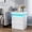 White, variant on Toogaho Nightstand with Charging Station and LED Lights,Modern Night Stand with 3 Drawers and Sliding Top,Bedside Table End Table for Bedroom, Living Room, Black