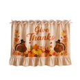thumbnail image 2 of Darzheoy Thanksgiving Oven Door Skirt, Pumpkin Maple Leaf Turkey Ribbon Ties, Fall Decor Thanksgiving Indoor, Stove Decorative Curtain No-Drill for Home Kitchen, 2 of 6