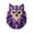 Purple Owl#399, variant on Layered Fabric Owl Wall Art DIY Kit, Multi-Layer 3D Textile Animal Wall Hanging Craft Set, Easy DIY Project for Living Room Home Accent Decor,Blue Owl