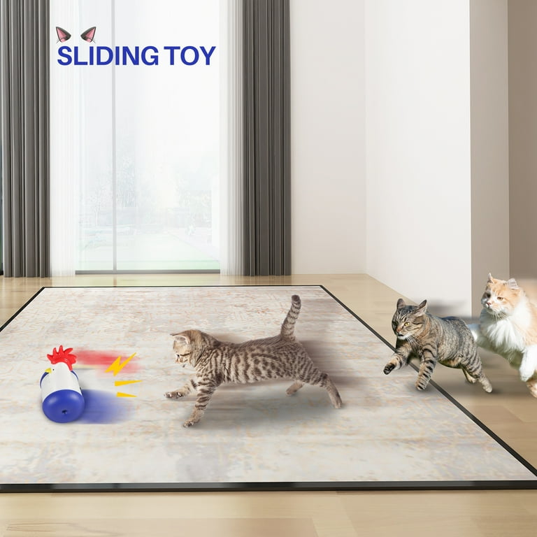 XIAOGO Interactive Cat Toys for Indoor,Cat Laser Toy,Food