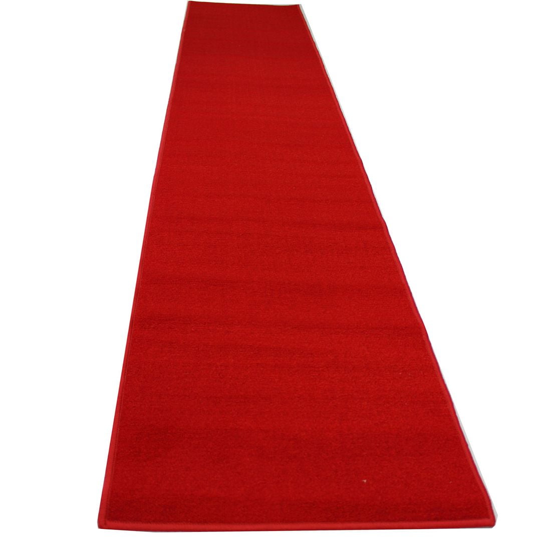 Mybecca Royal Red Carpet Aisle Runner 2 x 10 ft 1.8ft x 10 ft Hollywood-Feel Events 21.6in x 120in High Class VIP Quality for Parties Wedding and Ceremony