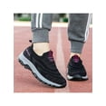 thumbnail image 4 of Gomelly Unisex Sneakers Mesh Athletic Shoes Sport Running Shoe Lightweight Casual Sneaker Travel Walking Black Red 9.5, 4 of 6