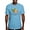 Baby Blue, variant on - Alabama Orange Beach T Shirt - Fitted T-Shirt, Vintage Fit Soft Cotton Tee