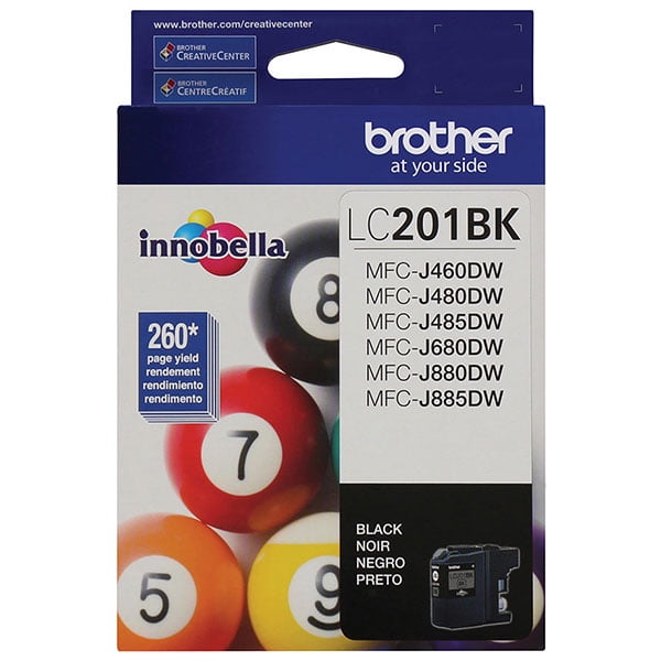Brother MFCJ480DW Black Original Ink Standard Yield (260 yield