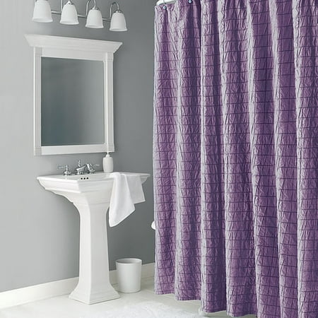 Union Square Shower Curtain, Lilac Dust