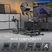 Marada Racing Simulator Cockpit Fit for Logitech G29 G920 T300RS T150 PS4 Xbox Racing Wheel Stand