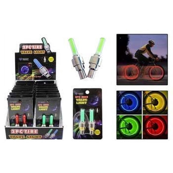 Diamond Visions 08-2124 2PC Tire Valve Light in Assorted Colors