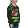 thumbnail image 3 of Geometry Dash Kids' Hoodie 3d Print Sweatshirt Soft Pullover Hooded With Big Pockets Fans Gifts For Boys Or Girls Small, 3 of 7