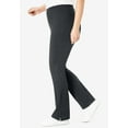 thumbnail image 4 of Woman Within Women's Plus Size Tall Stretch Cotton Bootcut Pant, 4 of 6