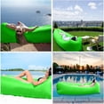 thumbnail image 3 of Inflatable Lounger, Waterproof Air Sofa with Comfortable Cushions, Portable Inflatable Sofa, red, 3 of 5