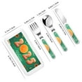 thumbnail image 2 of Cauagu Merry Christmas 2025 Print 3-Pieces Toddler Cutlery Set , Kids Silverware Set with Spoons Forks & Knife Stainless Steel Utensils for Kids Dishwasher Safe, 2 of 8
