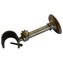 Urbanest Zinc Steel Adjustable Bracket 1"-7/8" Rod, Antique Brass, Set of 2