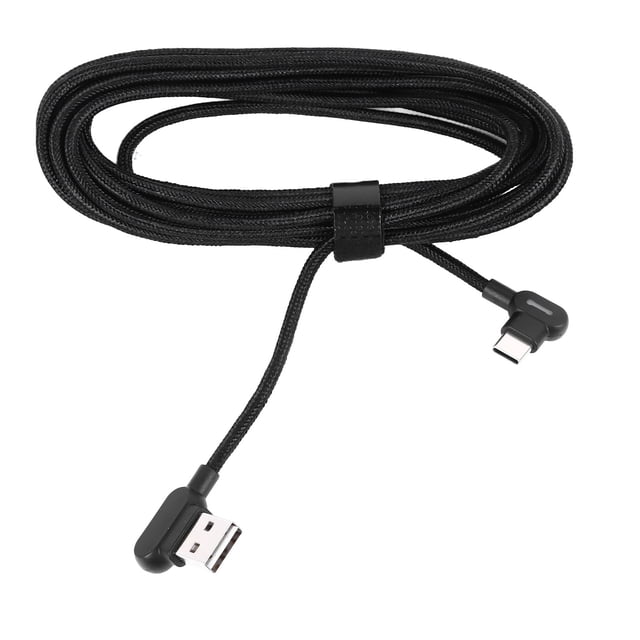 Cable de carga tipo C Cable de datos tipo C para teléfonos móviles Huawei Negro 3 metros Ultra largo