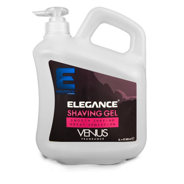 ELEGANCE PLUS Barber Salon Men Skin Pink Venus Shaving Gel 2L BB20477
