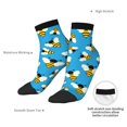 thumbnail image 6 of Sigee Flying Bees for Crew Soft Moisture-wicking Socks ,Cushion Moisture Wicking Boot Socks for Men and Women, 6 of 7