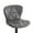 Smoke Gray, variant on Hawsaiy Modern Bar Stools Set of 2, Adjustable Faux Leather Upholstered Swivel Bar Stools, Counter Height Bar Chairs with Back for Kitchen Island, Light Gray