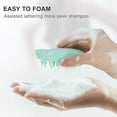 thumbnail image 5 of Unique Bargains Scalp Massager Silicone Scalp Scrubber Women's Scalp Brush Shower Hair Massager for Deep Clean Green, 5 of 7