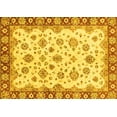 thumbnail image 1 of Ahgly Company Indoor Rectangle Abstract Yellow Modern Area Rugs, 8' x 10', 1 of 4