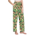 thumbnail image 2 of joogoo Women Cartoon Monkey Bananas Pajamas Pants Lounge Bottoms Pjs with Pockets XXL, 2 of 8