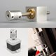 thumbnail image 5 of 5 Paquetes de Acoplamiento de Eje de Aleación de Aluminio 8mm a 10mm, Conector de Motor Flexible (L25xD19), 5 of 5