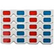 thumbnail image 2 of 10 pares de gafas de cartón 3d, gafas universales anaglifo 3d, papel de cartón, rojo, azul, cian o película, 2 of 5