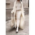 thumbnail image 2 of Hollow Out Women Sweater Spring and Autumn Cardigan Coats Casual Solid Knitted Cardigan Loose Clothes Women Oversized Cardigan, 2 of 7
