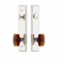 thumbnail image 4 of Grandeur Carr  Tall Plate Single Cylinder One Piece Knobset with Baguette Knob, 4 of 6
