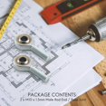 thumbnail image 5 of 2 X M10 X 1.5 Male Rod End Joint Right Hand Thread 10mm Metric Bronze Sa10, 5 of 5