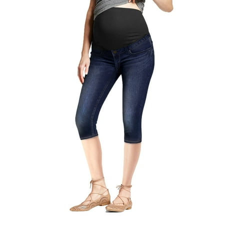 

Super Comfy Stretch Women s Skinny Maternity Capri