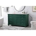 thumbnail image 2 of 60 inch double bathroom vanity set in green, 2 of 8