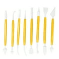 thumbnail image 1 of 8Pcs Cake Fondant Decorating Tool Set Engraving Pen Cake Supplies DIY Baking ToolsYellow, 1 of 9
