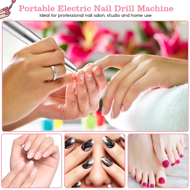 Portable Nail Drill Set, Nail Drill Machine Professional 2200