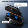thumbnail image 3 of HONCAM Gaming Mouse Grip for Switch 2 Joycons, Switch2 Accessories for NS2 Controllers with Smooth Ptfe Glide Pads, Portable Mouse Grip for Joy Con, Black, 2 Pack, 3 of 8