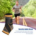 thumbnail image 3 of Toudaret Ankle Brace Sprained Ankle Compression Sleeve Adjustable Foot Wrap Support for Plantar Relief Tendonitis Arthritis, 3 of 6