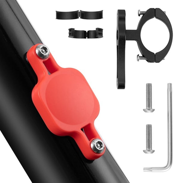 Sonducket Pieza de rastreador de bicicleta Sin fugas Suministros de montaje Tornillos de cubierta protectora Tapas de localizadores de artesanía Ciclismo Rojo